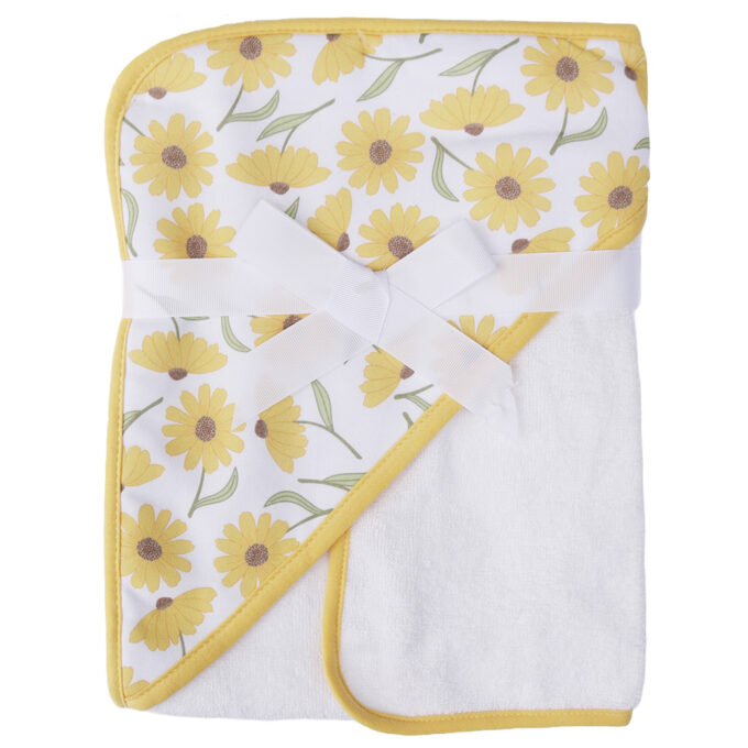 Cap de bain jaune motif soleil