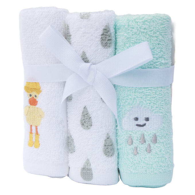 Petite serviette 6 pièces motif animal